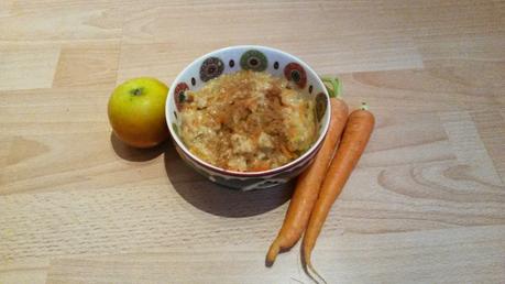 Gemüse zum Frühstück: Karotte-Apfel-Porridge