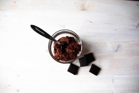 Die low carbigste Mousse Au Choccolat der Welt – nur Wasser und Schokolade