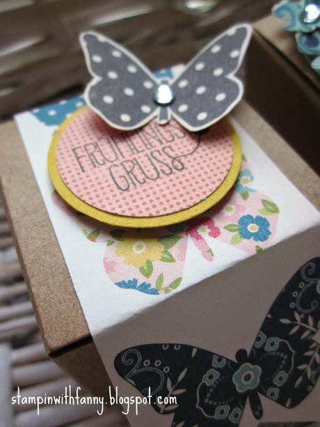 Mini-Geschenkschachteln mit Schmetterlingen