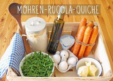 Möhren-Rucola Quiche 