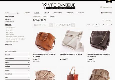 Shopvorstellung: VITE-ENVOGUE Second Hand Designer Fashion