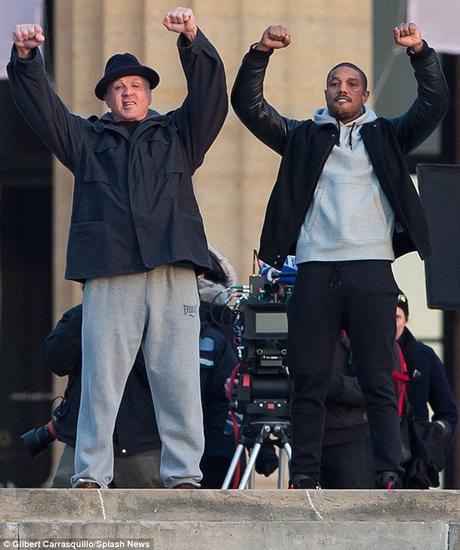 Sylvester Stallone steigt fürs Rocky-Sequel “Creed” wieder die Treppen hoch