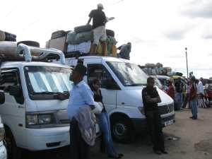 Taxi Brousse Bus in Madagaskar Antananarivo