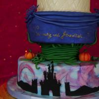 Disney Torte Cinderella Kürbis Schloß