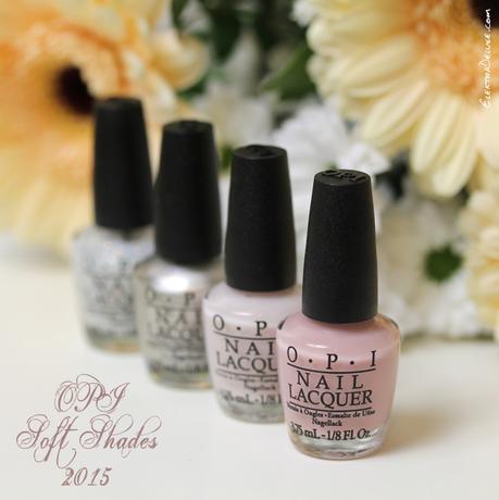 OPI Soft Shades 2015: OPI Make Light of the Situation, OPI Act Your Beige!, OPI Put it in Neutral, OPI This Silver's Mine!