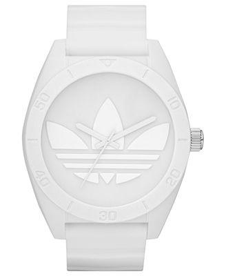adidas Watch, White Silicone Strap 50mm ADH2711