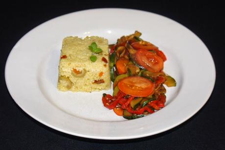 Hirse an buntem Gemüse (2P)