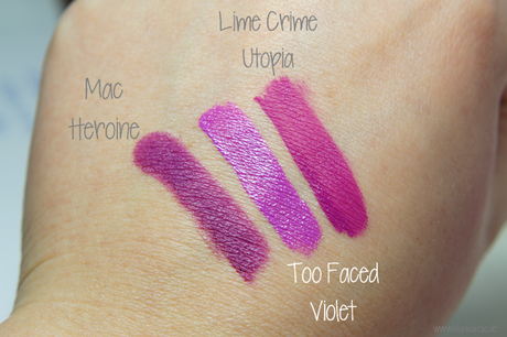|Lippenstiftliebe 2| Too Faced Melted Liquified Long Wear Lipstick Violet