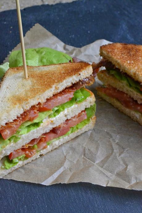 Savoury Wednesday: BLT Sandwich mit Ahorn-glasiertem Bacon