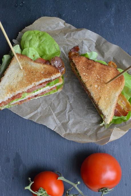 Savoury Wednesday: BLT Sandwich mit Ahorn-glasiertem Bacon