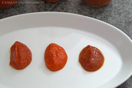 hausgemacht, Ketchup in drei Varianten