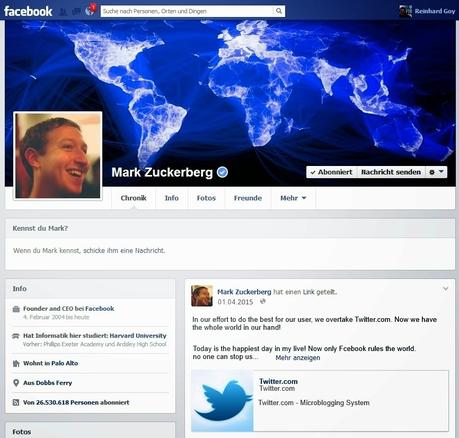 Horrormeldung! #Facebook übernimmt #Twitter!