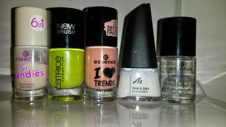 Naildesign: Catrice 80 Blurred Limes [Ostern]