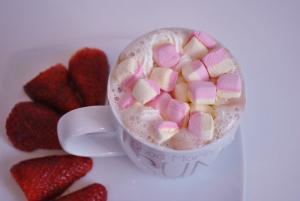 Heiße Schoki mit Marshmallows