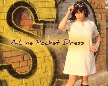 A-Line Pocket Dress aus Gabardine