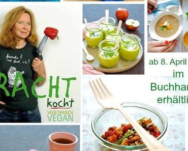 ein Kochbuch – Kracht kocht vegetarisch-vegan – und ich hab’s fotografiert