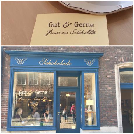 Das Cafe “Gut & Gerne” in Düsseldorf – oder – Mittwochs mag ich (Mmi) flüssige Schokolade