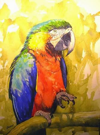 Der Kaufmann und der Papagei - heiteres Gedicht