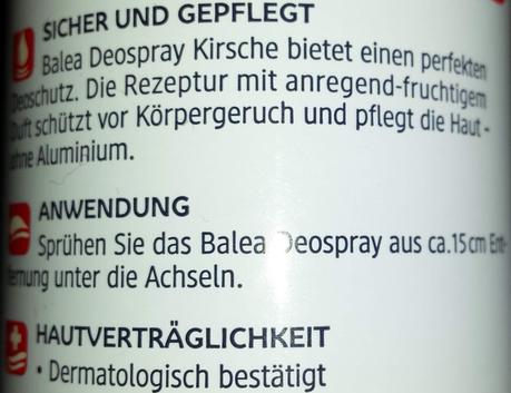 Balea KIRSCHE Deospray