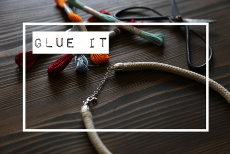 DIY | Statementkette aus Seil und buntem Sticktwist