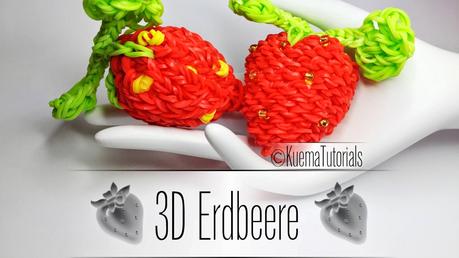 Rainbow Loom 3D Erdbeere - Strawberry