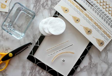 Prtty Temporary Jewelry Tattoos in gold & silber
