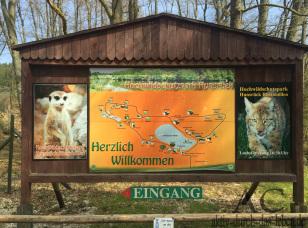 Der Hochwildschutzpark in Rheinböllen im Frühling