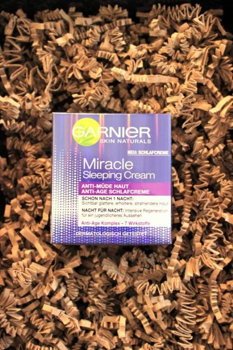 Garnier Miracle Sleeping Cream (Produkttest der Garnier Blogger Academy)