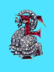 Historische Drachenbrosche von Thomas Färber