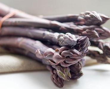 Spargel – Violett, Weiß und Grün