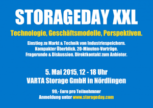StorageDay XXL mit Industriespeicher