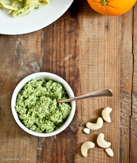 Spätzle mit Broccoli Orangen Pesto ♥ Da scheint die Sonne in der Küche!