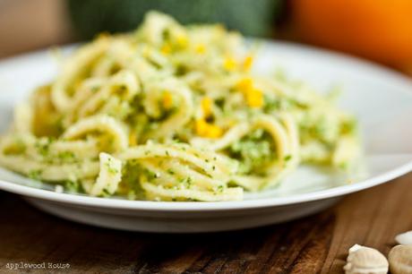 Spätzle mit Broccoli Orangen Pesto ♥ Da scheint die Sonne in der Küche!