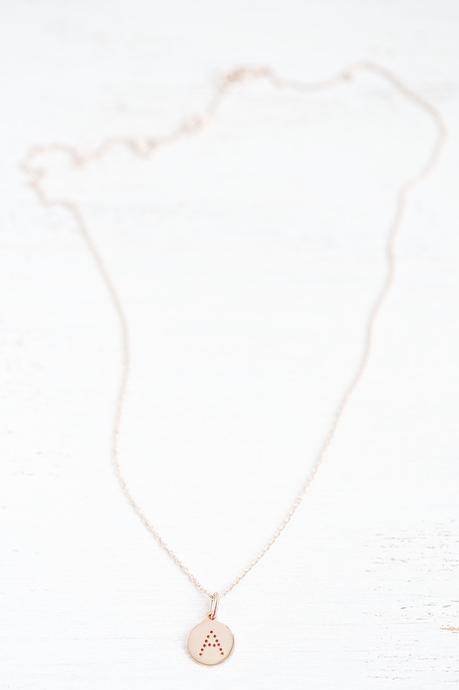 initial necklace, Buchstabenkette
