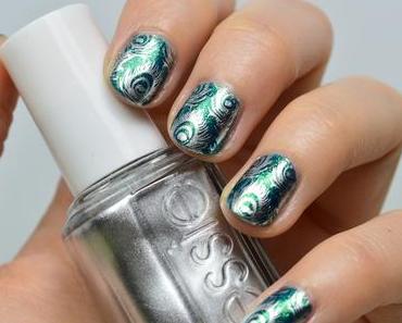Pfauenfeder-Stamping mit MoYou und Essie