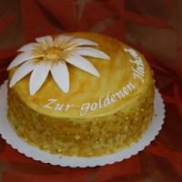 Torte zur goldenen Hochzeit
