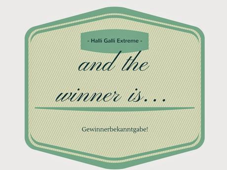 Gewinnerbekanntgabe – Halli Galli Extreme