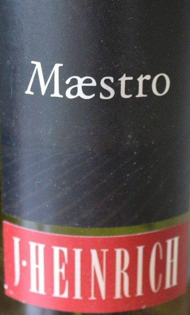 Verkostung Rotwein – Weingut J. Heinrich – Maestro 2007