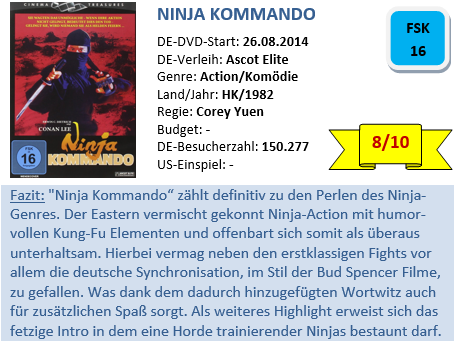 Ninja Kommando - Bewertung