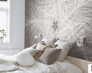 Entdeckt – Tapete Federstern