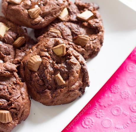 {Muttertag} Chocolate Peanut Butter Cup Cookies