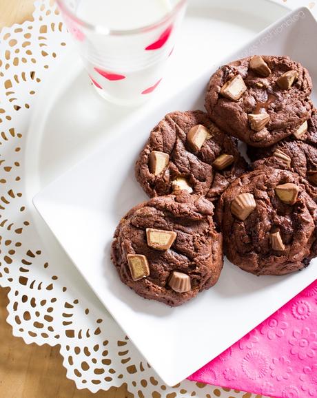 {Muttertag} Chocolate Peanut Butter Cup Cookies