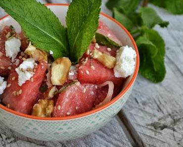 Savoury Wednesday: Feta-Wassermelonensalat mit Minze