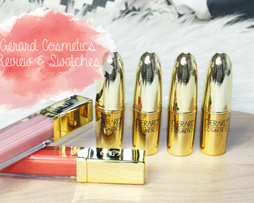 Gerard Cosmetics | Swatches, Aufgetragen & Review