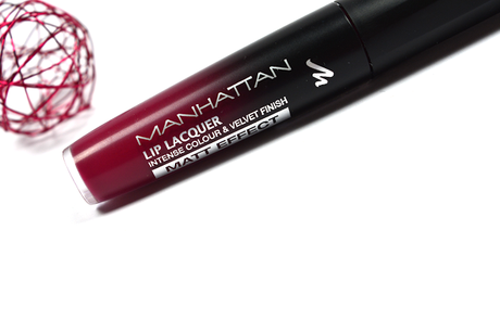 Review: Manhattan Lip Lacquer Matt Effect - Nuance 400 Burgundy Kiss