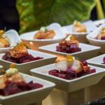 Confit lobster with beetroot and sour cream