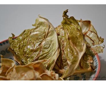 -Snack it!- Knusprige Blumenkohlblätterchips aus dem Ofen