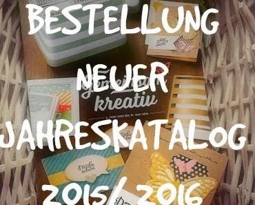 Bestellung NEUER JAHRESKATALOG 2015-2016 & KATALOGPARTY