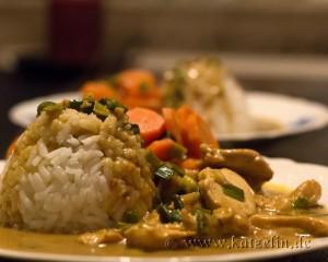 Hähnchenbrust mit Erdnuss-Sauce