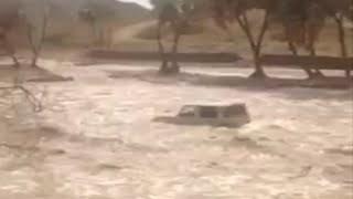 Video - Geländewagen durchfährt reißenden Fluss